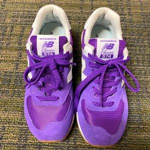 Purple New Balance shoes!